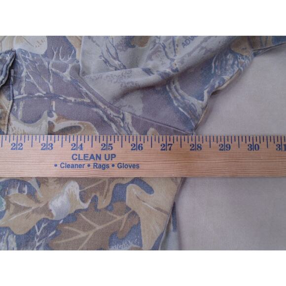 Vintage Liberty Realtree Camouflage Mens Size XXL Camo Button Up Hunting Shirt - Picture 9 of 13